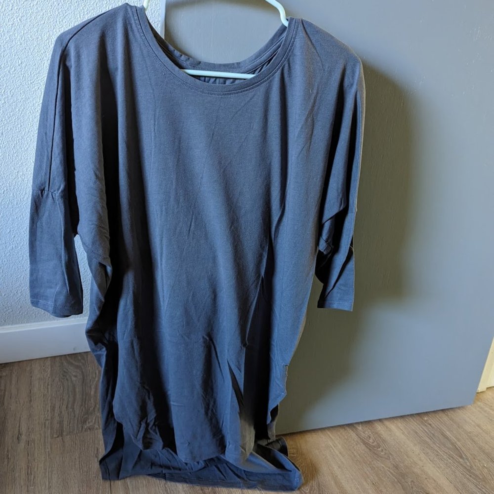 Large & Long 3/4 sleeve shirt